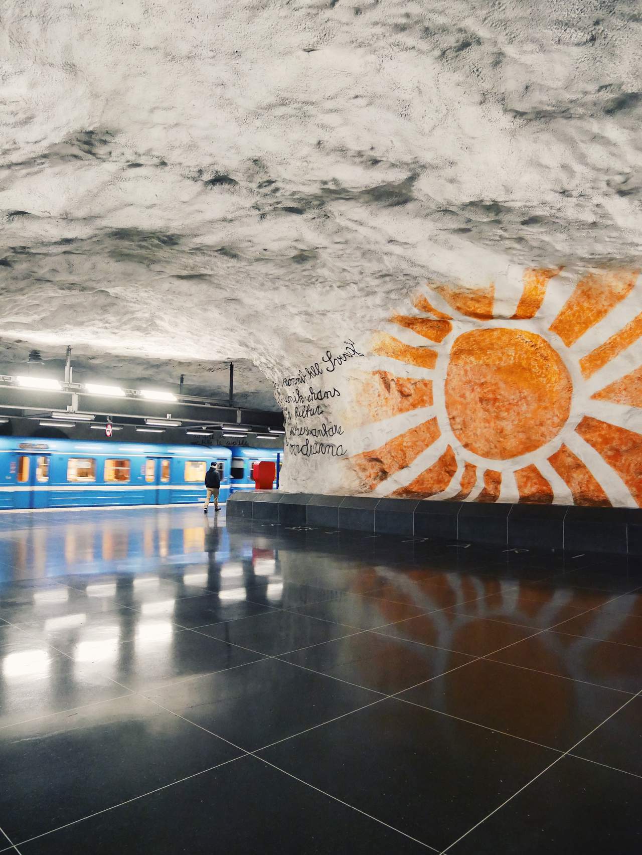 Stockholm subway art